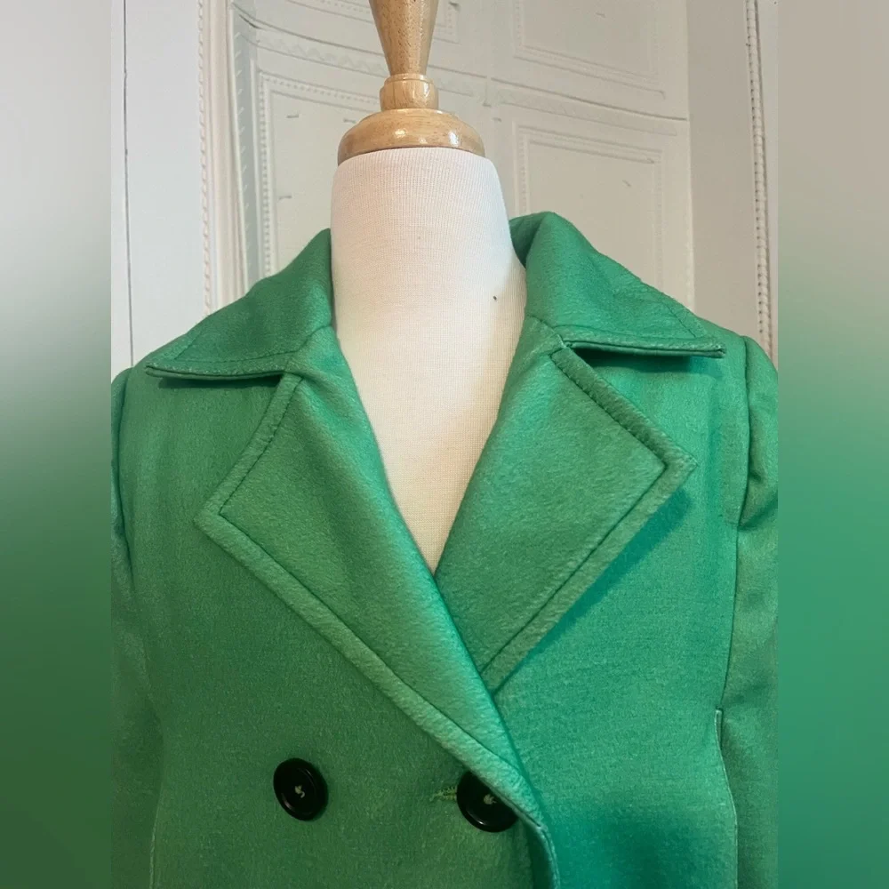 Blair Waldorf Inspired Green Sleeveless Jacket Rare Gossip Girl Style - Picture 9 of 15